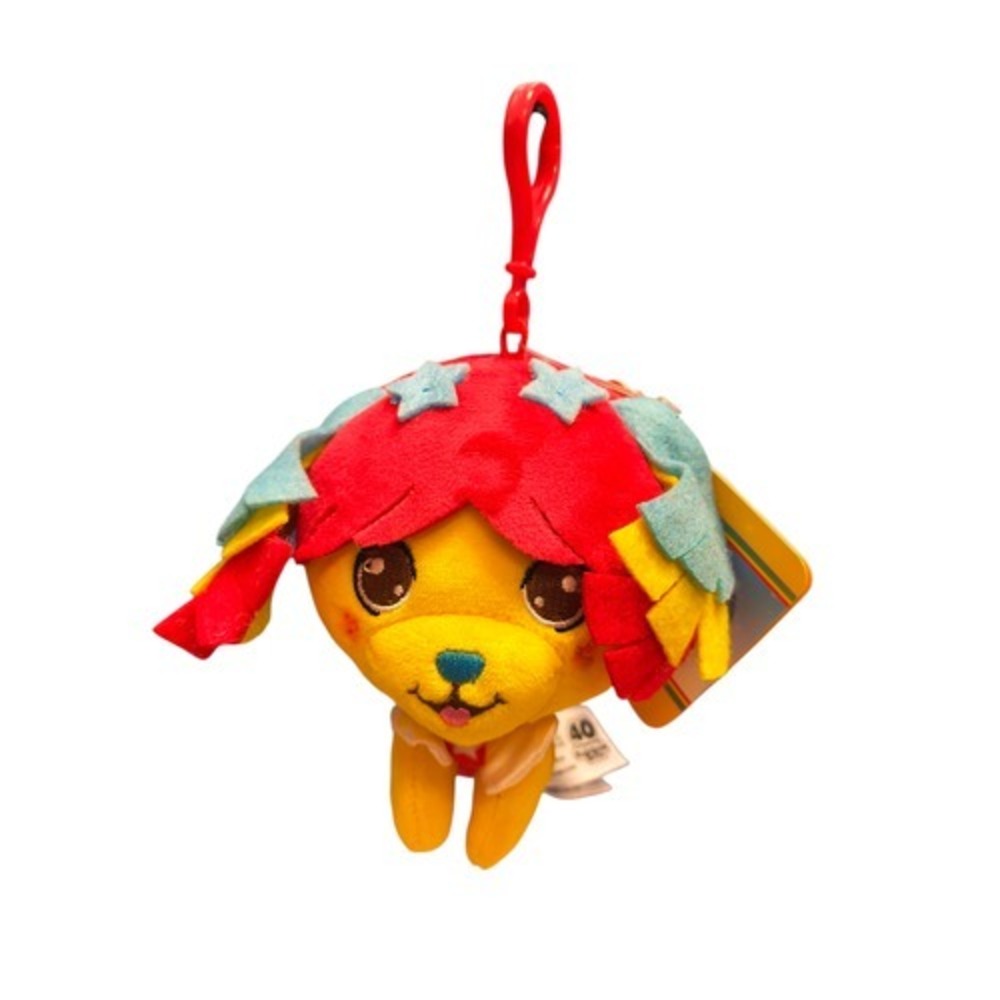 The Loyal Subjects Rainbow Brite - Puppy Brite 4" Plush Bag Clip